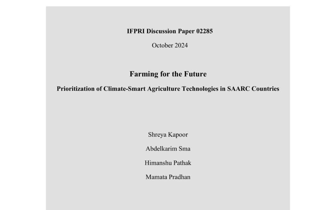 IFPRI Discussion Paper 02285-Farming for the Future